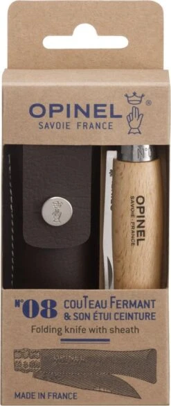 Opinel No.8 Zakmes - RVS Etui -Falke Shop 507x1200
