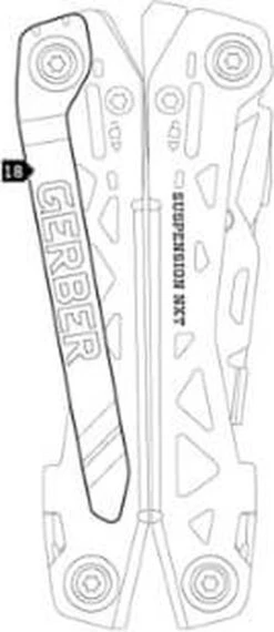 Gerber Multitool Suspension-NXT™ - 15 Delig - RVS 15 Gerber Multitool Suspension-NXT™ - 15 Delig - RVS -Falke Shop 520x1200 1