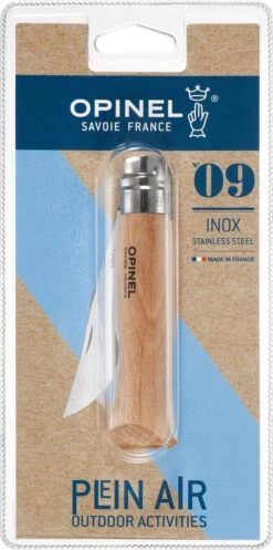Opinel No.9 - Zakmes - Carbon Staal - Hout
