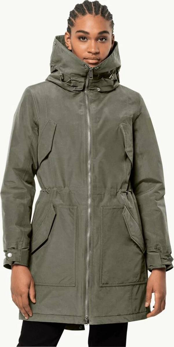 Jack Wolfskin ROCKY POINT PARKA Outdoorjas Dames 4 Jack Wolfskin ROCKY POINT PARKA Outdoorjas Dames - Afbeelding 2