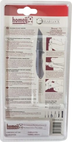 Homeij BearLock Zakmes - RVS / Titanium - Zwart -Falke Shop 616x1200 4