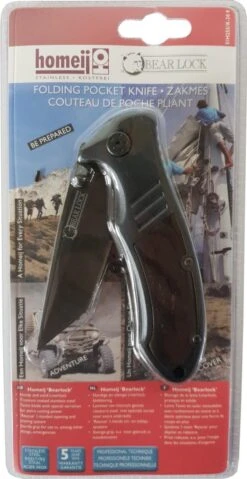 Homeij BearLock Zakmes - RVS / Titanium - Zwart -Falke Shop 619x1200 4