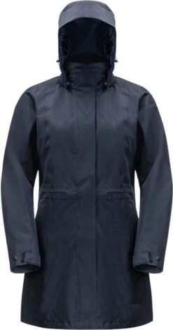 Jack Wolfskin Ottawa Coat - Outdoorjas - Dames - Blauw - Maat M