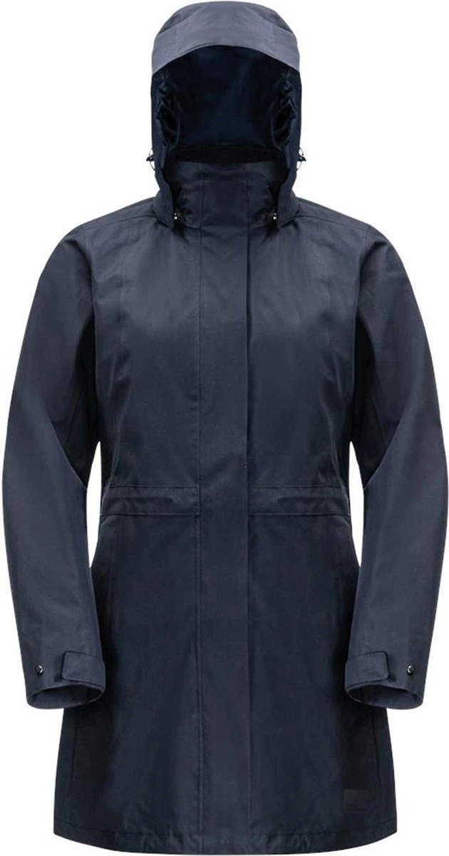 Jack Wolfskin Ottawa Coat - Outdoorjas - Dames - Blauw - Maat M 3 Jack Wolfskin Ottawa Coat - Outdoorjas - Dames - Blauw - Maat M