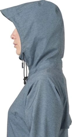 AGU SeQ Regenjas Urban Outdoor Dames - Blauw - L -Falke Shop 633x1200