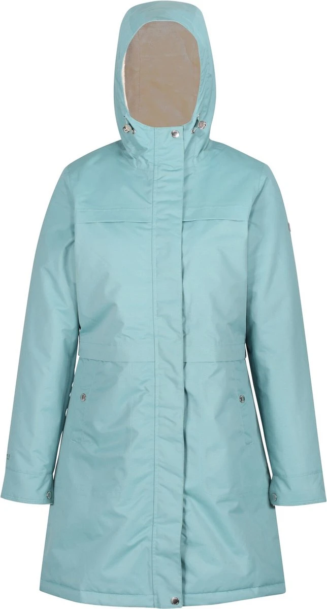 Regatta, Remina Waterdichte Lange Dame Winterjas, Mossblauw, Maat 44 5 Regatta, Remina Waterdichte Lange Dame Winterjas, Mossblauw, Maat 44 - Afbeelding 3