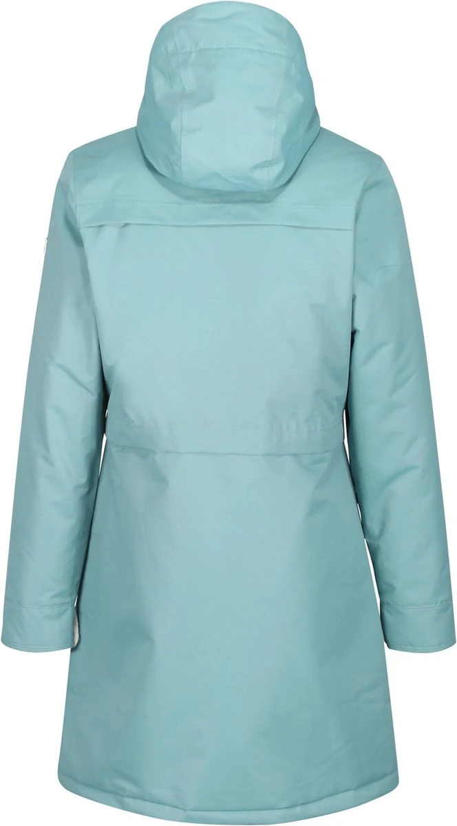 Regatta, Remina Waterdichte Lange Dame Winterjas, Mossblauw, Maat 44 6 Regatta, Remina Waterdichte Lange Dame Winterjas, Mossblauw, Maat 44 - Afbeelding 4