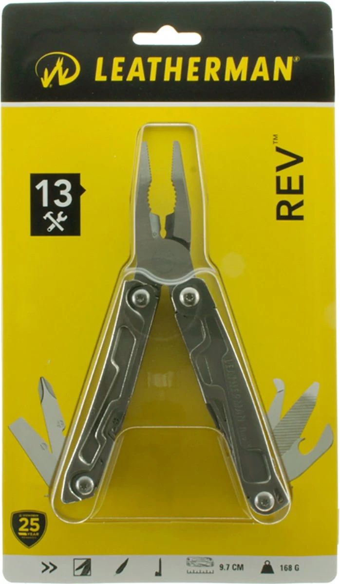 Leatherman Rev Zakmes - Zilverkleurig 5 Leatherman Rev Zakmes - Zilverkleurig - Afbeelding 3