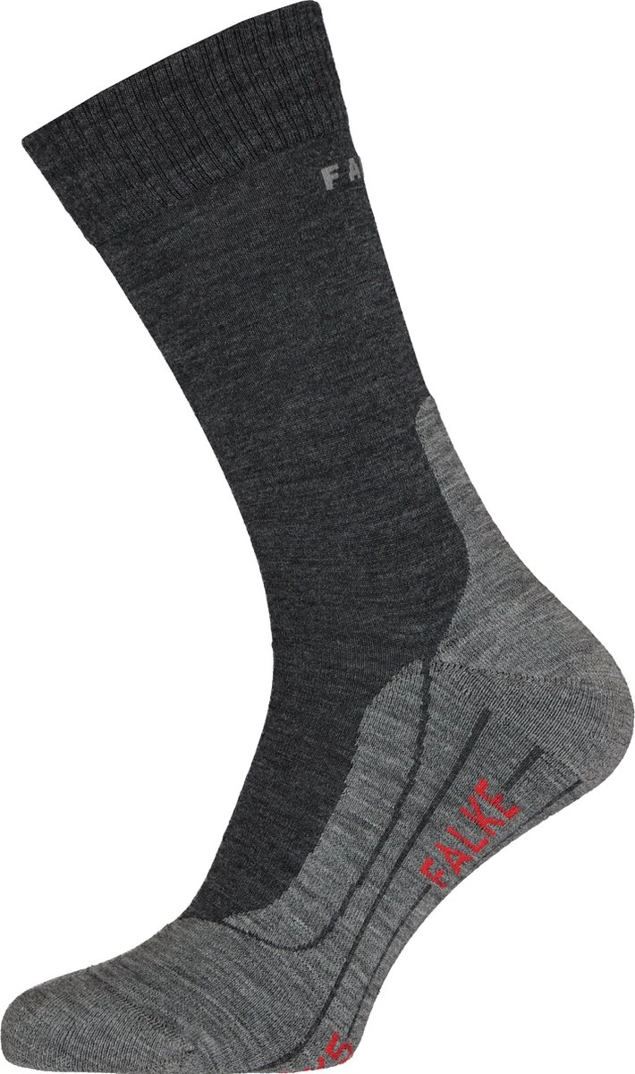FALKE TK5 Wander Wandelen Anti Blaren, Anti Zweet Merino Wol Heren Sportsokken Grijs - Maat 42-43 14 FALKE TK5 Wander Wandelen Anti Blaren, Anti Zweet Merino Wol Heren Sportsokken Grijs - Maat 42-43 - Afbeelding 12