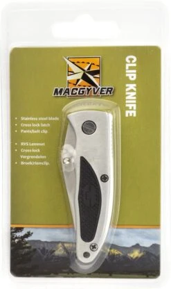 MacGyver Clipknife | Clip Zakmes | 12cm | Mes Met RVS Lemmet – Riemclip – Zilver -Falke Shop 712x1200 2