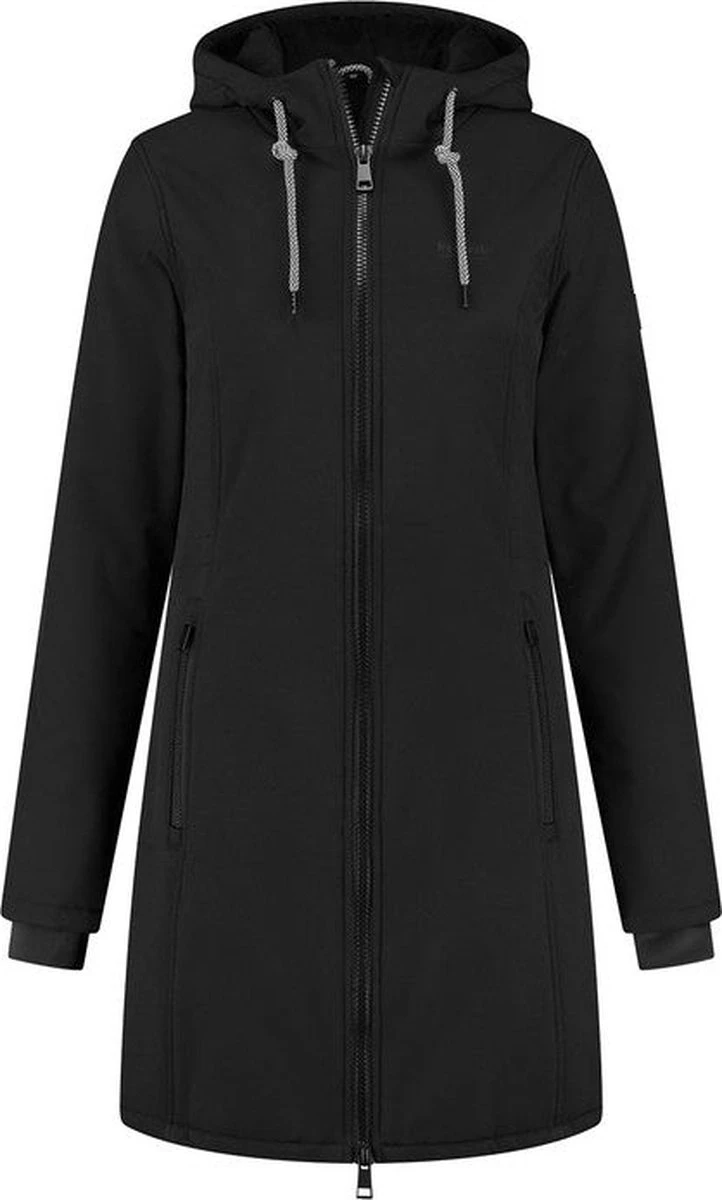Kjelvik Dames Winterjas - Softshell Parka Dames - Tina - Zwart - Maat 42 3 Kjelvik Dames Winterjas - Softshell Parka Dames - Tina - Zwart - Maat 42
