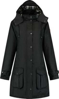 MGO Leisure Wear Kate Wax Parka Outdoorjas Dames - Maat XXL 12 MGO Leisure Wear Kate Wax Parka Outdoorjas Dames - Maat XXL -Falke Shop 725x1200