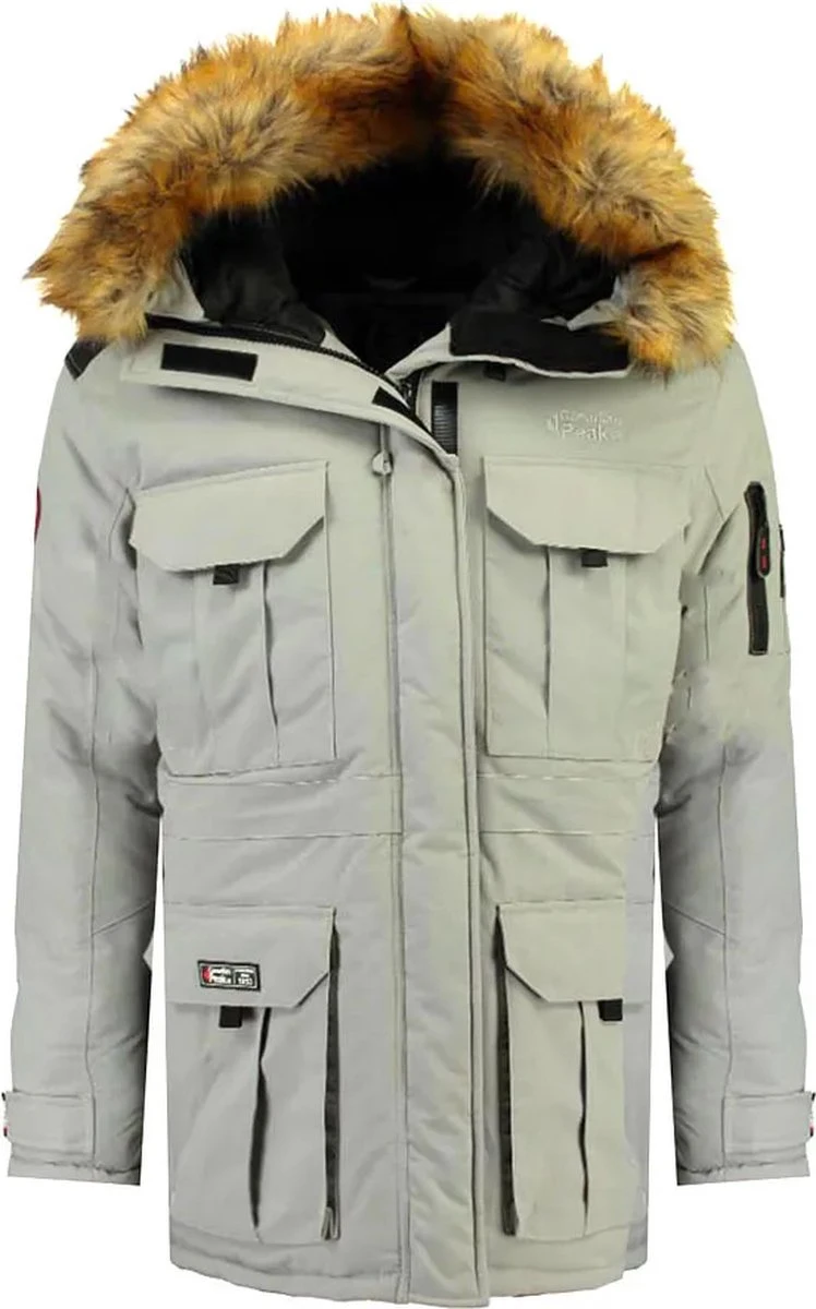 Canadian Peak - Heren Jas Winter Algoritme-Dgrey- 2023-Maat M 3 Canadian Peak - Heren Jas Winter Algoritme-Dgrey- 2023-Maat M