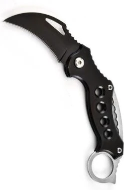 TECQX Mini Karambit - Zakmes - Survival Mes - Counter Strike - Kamperen - Scouting Mes - Zwart