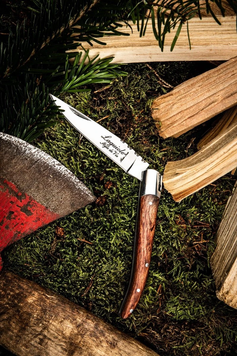 Laguiole Style De Vie Zakmes - In Giftbox - Rozenhout 17 Laguiole Style De Vie Zakmes - In Giftbox - Rozenhout - Afbeelding 15