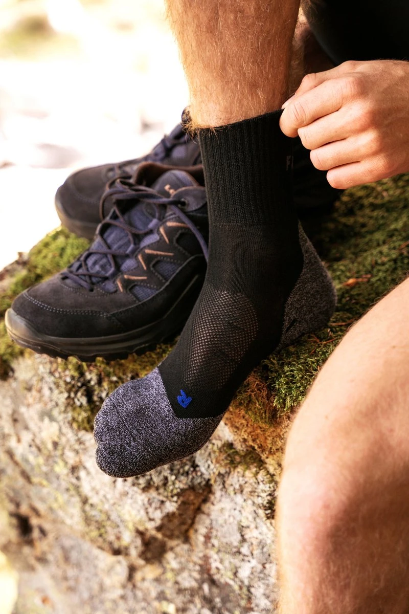 FALKE TK2 Explore Cool Short Wandelen Anti Blaren Functioneel Garen Heren Sportsokken Zwart - Maat 39-41 6 FALKE TK2 Explore Cool Short Wandelen Anti Blaren Functioneel Garen Heren Sportsokken Zwart - Maat 39-41 - Afbeelding 4