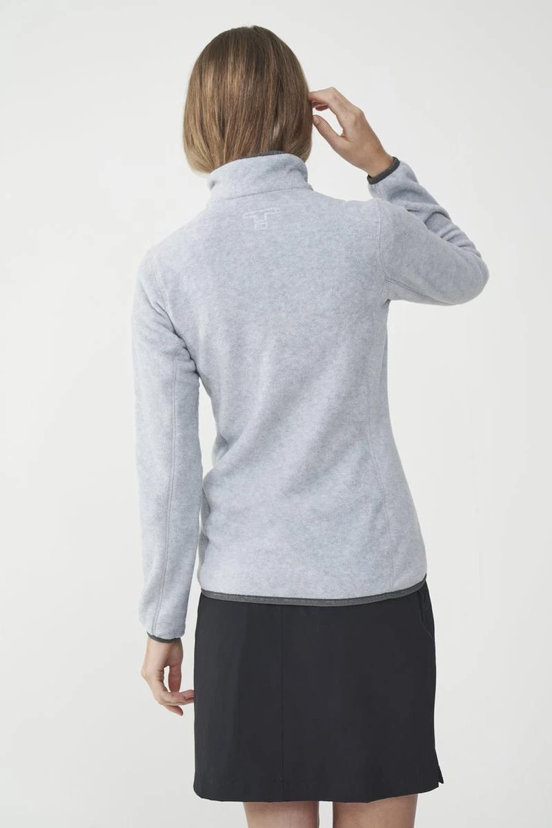 Tenson Malin Fleece Sportjas - Maat XL - Vrouwen - Grijs 9 Tenson Malin Fleece Sportjas - Maat XL - Vrouwen - Grijs - Afbeelding 7