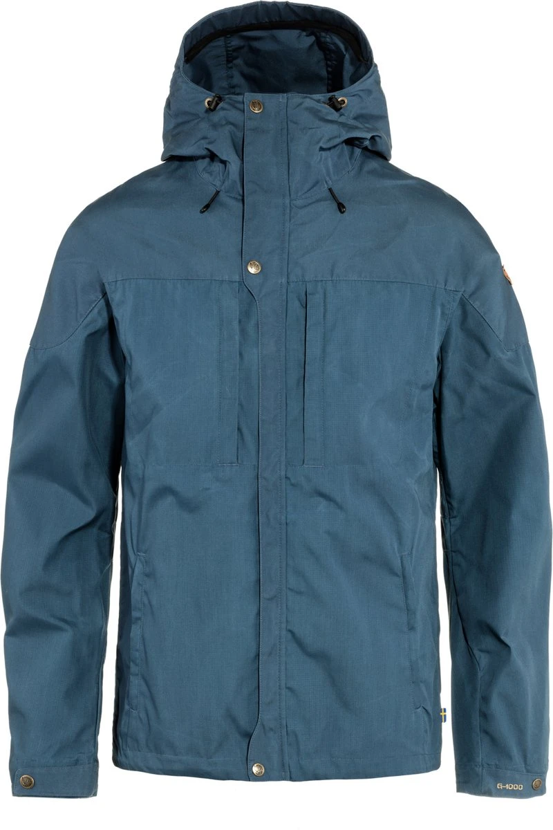 Fjallraven Skogsö Jacket Heren Outdoorjas - Indigo Blue - Maat M 3 Fjallraven Skogsö Jacket Heren Outdoorjas - Indigo Blue - Maat M