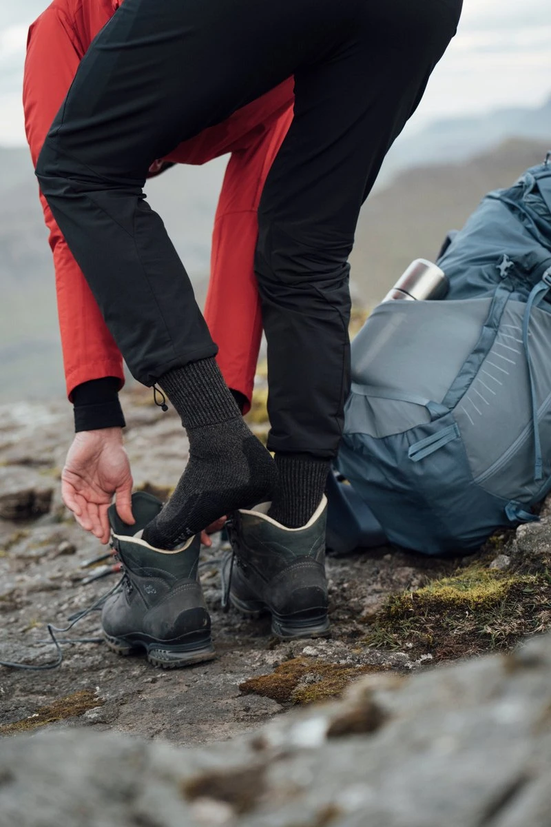 FALKE TK1 Adventure Wool Wandelen Anti Blaren, Anti Zweet Merino Wol Heren Sportsokken Grijs - Maat 42-43 6 FALKE TK1 Adventure Wool Wandelen Anti Blaren, Anti Zweet Merino Wol Heren Sportsokken Grijs - Maat 42-43 - Afbeelding 4