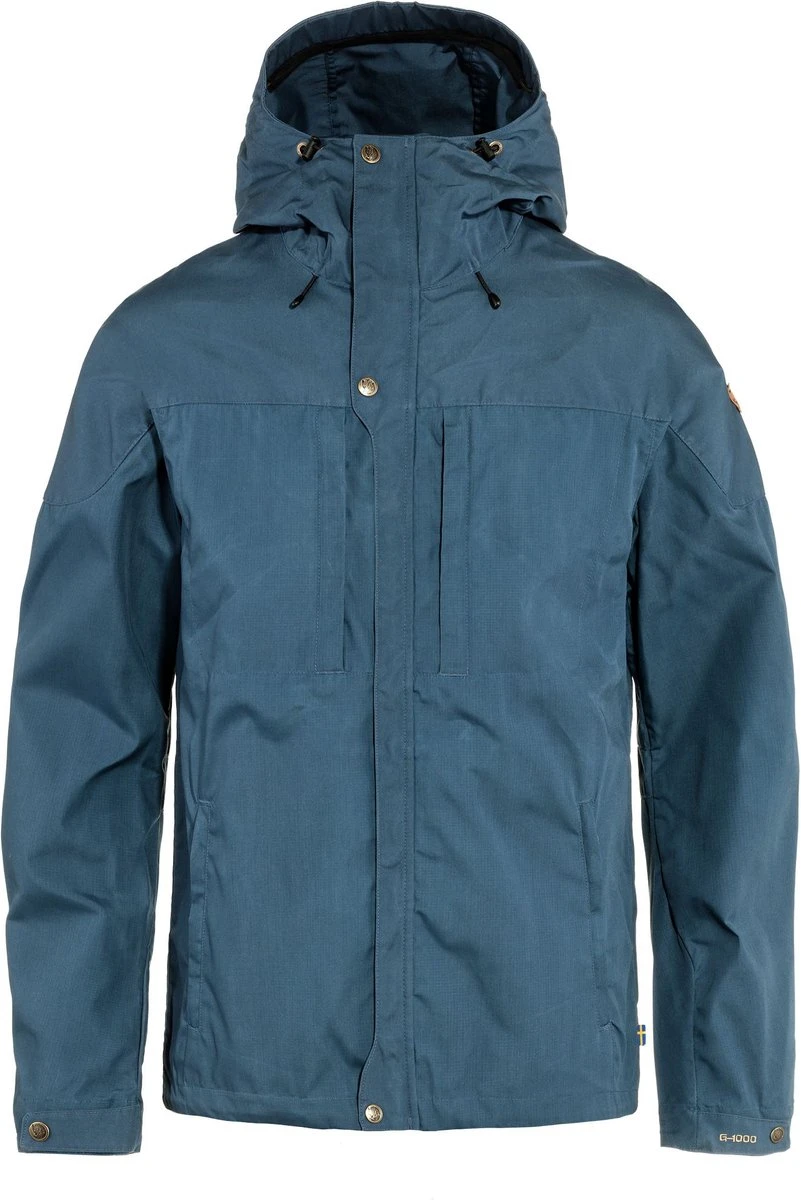 Fjallraven Skogsö Jacket Heren Outdoorjas - Indigo Blue - Maat M 7 Fjallraven Skogsö Jacket Heren Outdoorjas - Indigo Blue - Maat M - Afbeelding 5