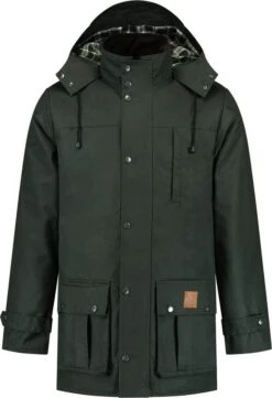MGO Leisure William Wax Parka Outdoorjas Heren - Maat XXL -Falke Shop 821x1200