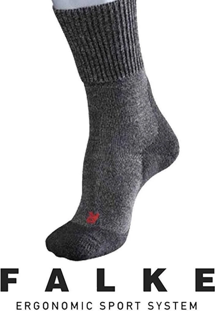 FALKE TK1 Adventure Wandelen Anti Blaren, Anti Zweet Merino Wol Heren Sportsokken Grijs - Maat 39-41 17 FALKE TK1 Adventure Wandelen Anti Blaren, Anti Zweet Merino Wol Heren Sportsokken Grijs - Maat 39-41 - Afbeelding 15