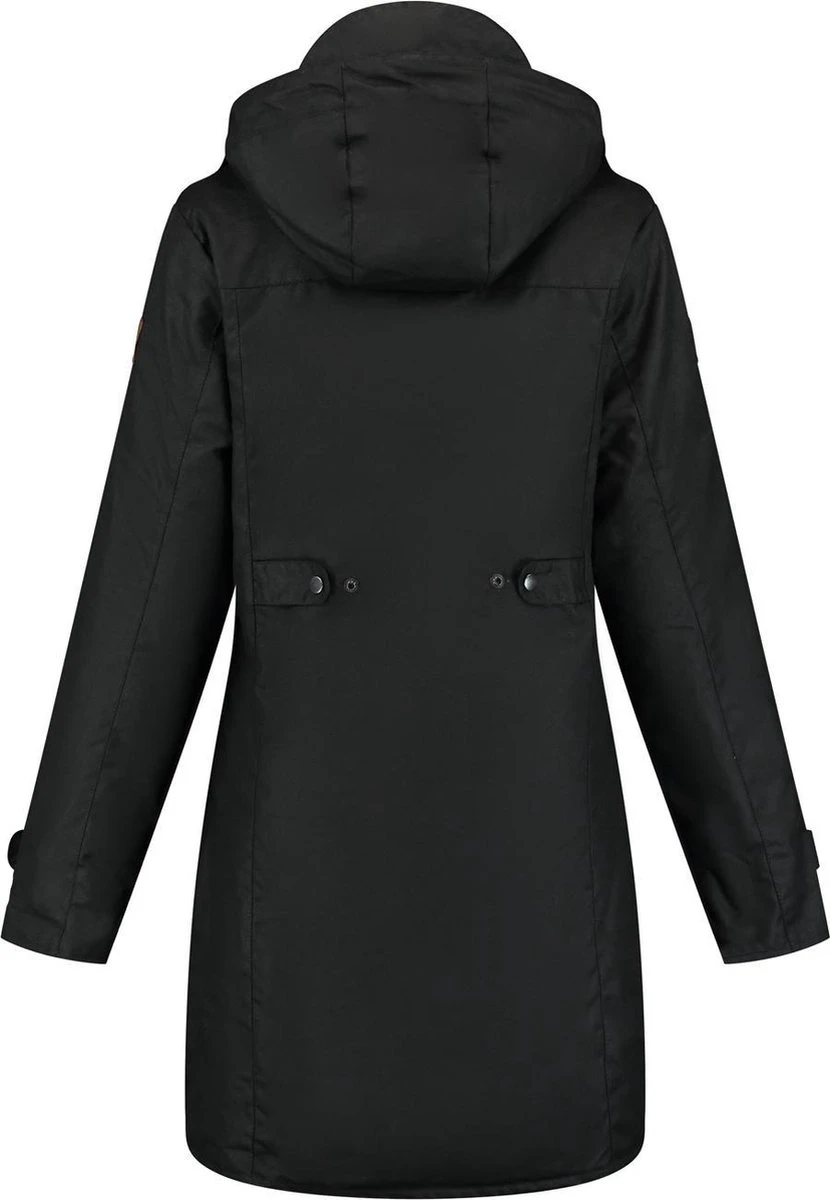 MGO Leisure Wear Kate Wax Parka Outdoorjas Dames - Maat XXL 3 MGO Leisure Wear Kate Wax Parka Outdoorjas Dames - Maat XXL