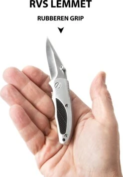 MacGyver Clipknife | Clip Zakmes | 12cm | Mes Met RVS Lemmet – Riemclip – Zilver -Falke Shop 835x1200 1