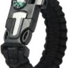 Merkloos Paracord Bracelet Armband 5 In 1 Outdoor Survival - Magnesium Stick, Kompas, Paracord - Zwart -Falke Shop 845x1200 3