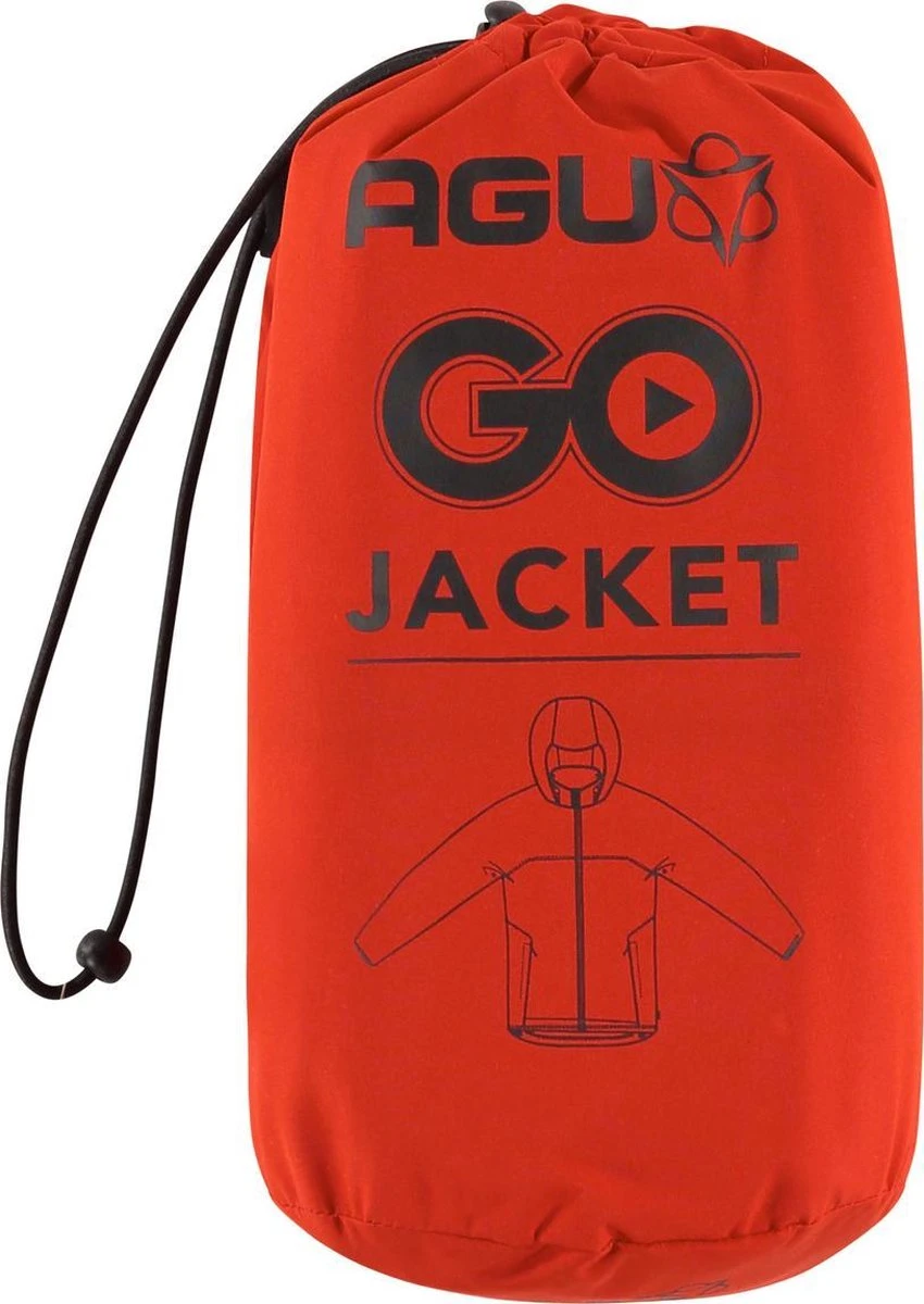 AGU GO Regenjas Essential Unisex - Rood - XXL - Dames & Heren - Waterdicht & Ademend 9 AGU GO Regenjas Essential Unisex - Rood - XXL - Dames & Heren - Waterdicht & Ademend - Afbeelding 7