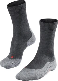 FALKE TK5 Wander Wandelen Anti Blaren, Anti Zweet Merino Wol Dames Sportsokken Grijs - Maat 39-40 33 FALKE TK5 Wander Wandelen Anti Blaren, Anti Zweet Merino Wol Dames Sportsokken Grijs - Maat 39-40 -Falke Shop 862x1200 3