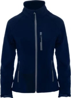 Antartida Softshell Jas Dames Marine Blauw L
