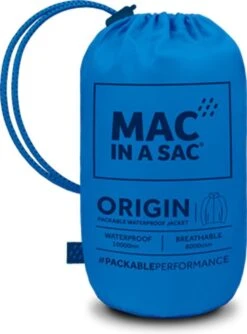 Mac In A Sac Origin 2 Regenjas Unisex - Ocean Blue - Maat L -Falke Shop 887x1200