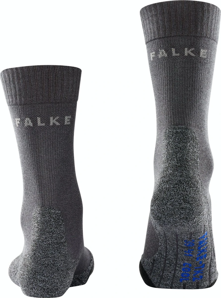 FALKE TK2 Explore Cool Wandelen Anti Blaren, Anti Zweet Functioneel Garen Dames Sportsokken Grijs - Maat 37-38 5 FALKE TK2 Explore Cool Wandelen Anti Blaren, Anti Zweet Functioneel Garen Dames Sportsokken Grijs - Maat 37-38 - Afbeelding 3