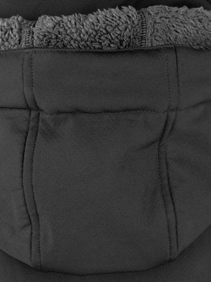 BJØRNSON Signe Softshell Winterjas Parka Dames - Teddy - Maat 44 - Zwart 5 BJØRNSON Signe Softshell Winterjas Parka Dames - Teddy - Maat 44 - Zwart - Afbeelding 3