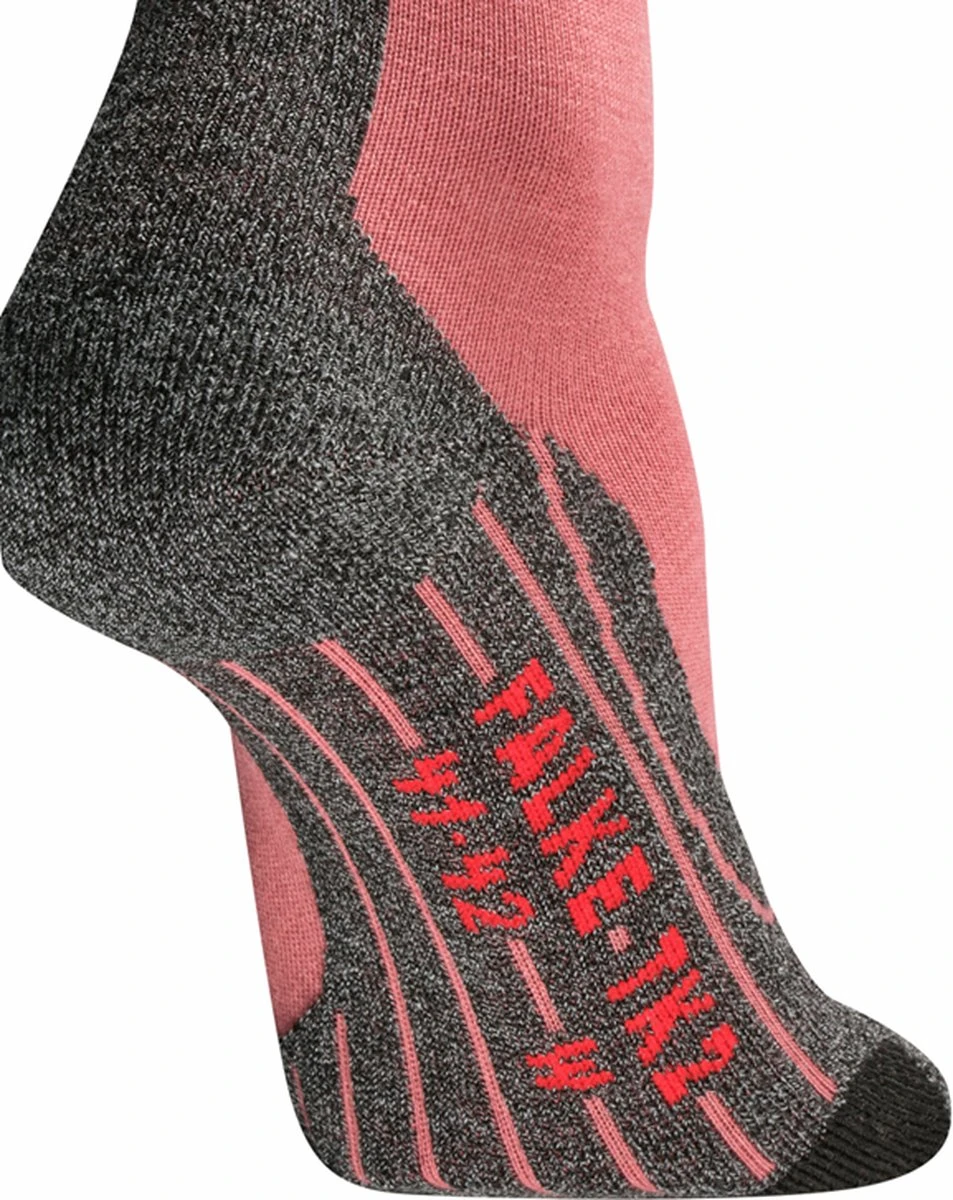 FALKE TK2 Explore Wandelen Anti Blaren, Anti Zweet Merino Wol Dames Sportsokken Rood - Maat 39-40 12 FALKE TK2 Explore Wandelen Anti Blaren, Anti Zweet Merino Wol Dames Sportsokken Rood - Maat 39-40 - Afbeelding 10