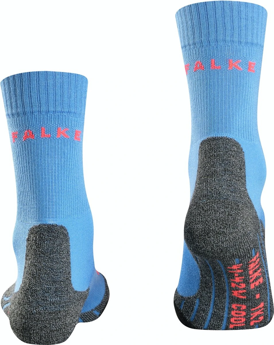 FALKE TK2 Explore Cool Wandelen Anti Blaren, Anti Zweet Functioneel Garen Dames Sportsokken Blauw - Maat 39-40 5 FALKE TK2 Explore Cool Wandelen Anti Blaren, Anti Zweet Functioneel Garen Dames Sportsokken Blauw - Maat 39-40 - Afbeelding 3