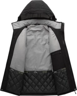 KIMO DIRECT Verwarmde Ski Jas Met 10.000 MAh Powerbank - Verwarmde Jas - Unisex - Zwart 11 KIMO DIRECT Verwarmde Ski Jas Met 10.000 MAh Powerbank - Verwarmde Jas - Unisex - Zwart -Falke Shop 955x1200