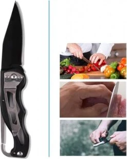 Professionele XL Ultimate Outdoor Survival Gear Kit - Noodpakket - 18-Delig Tools Pakket Met Kompas/Nooddeken/Tactical Flashlight/Zakmes/Vuurmaker/Draadzaag/Noodfluit/Waterfles Houder/Tactische Pen/Multitool Creditcard - Opbergbox -Falke Shop 957x1200 4