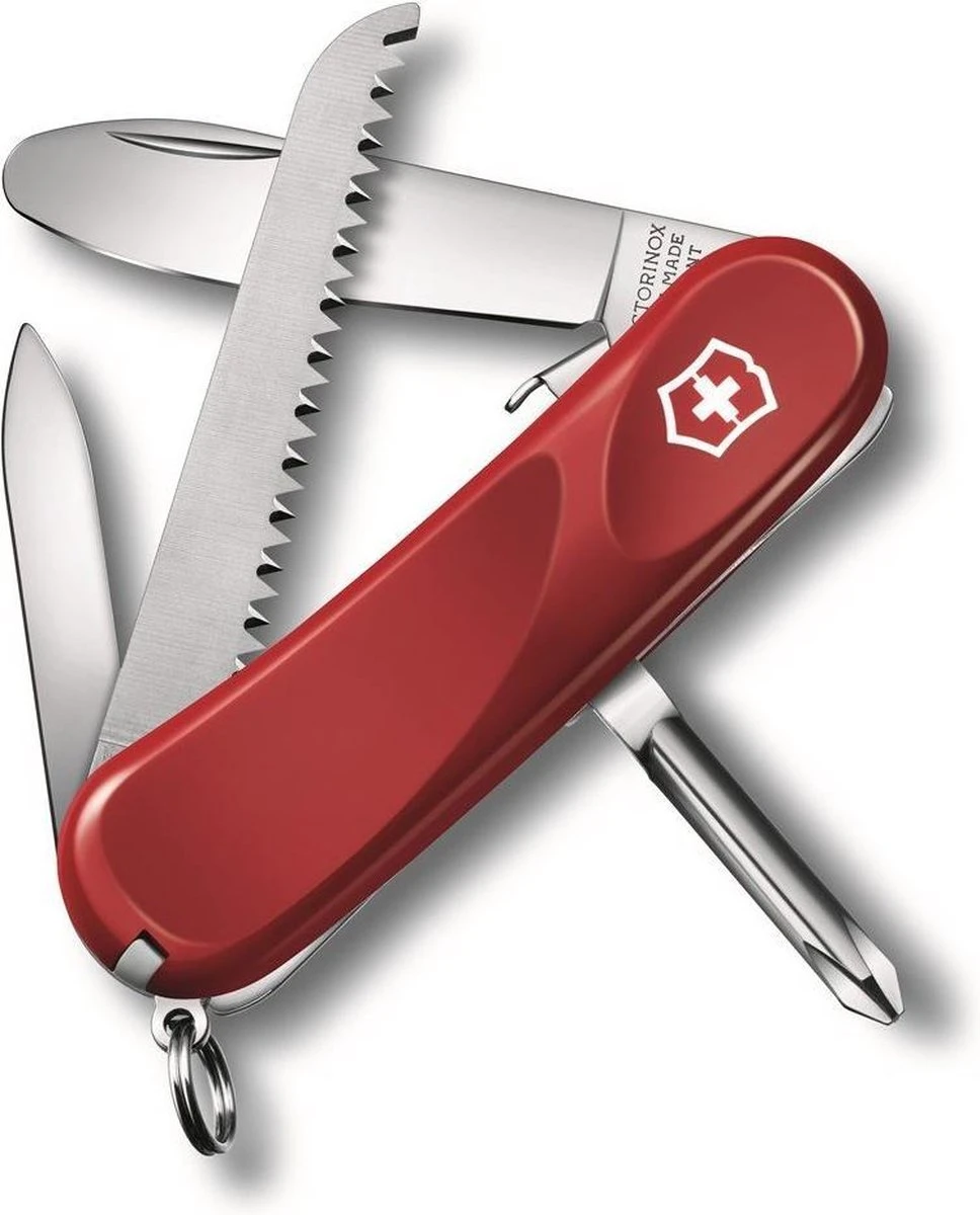 Victorinox Evolution Junior 09 Zakmes 8 Functies Rood 4 Victorinox Evolution Junior 09 Zakmes 8 Functies Rood - Afbeelding 2