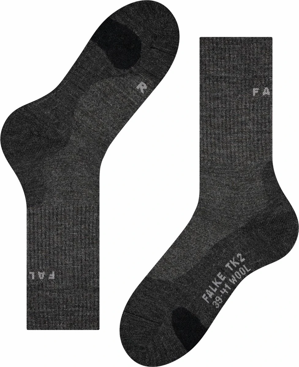 FALKE TK2 Explore Wool Wandelen Anti Blaren, Anti Zweet Merino Wol Heren Sportsokken Grijs - Maat 42-43 20 FALKE TK2 Explore Wool Wandelen Anti Blaren, Anti Zweet Merino Wol Heren Sportsokken Grijs - Maat 42-43 - Afbeelding 18
