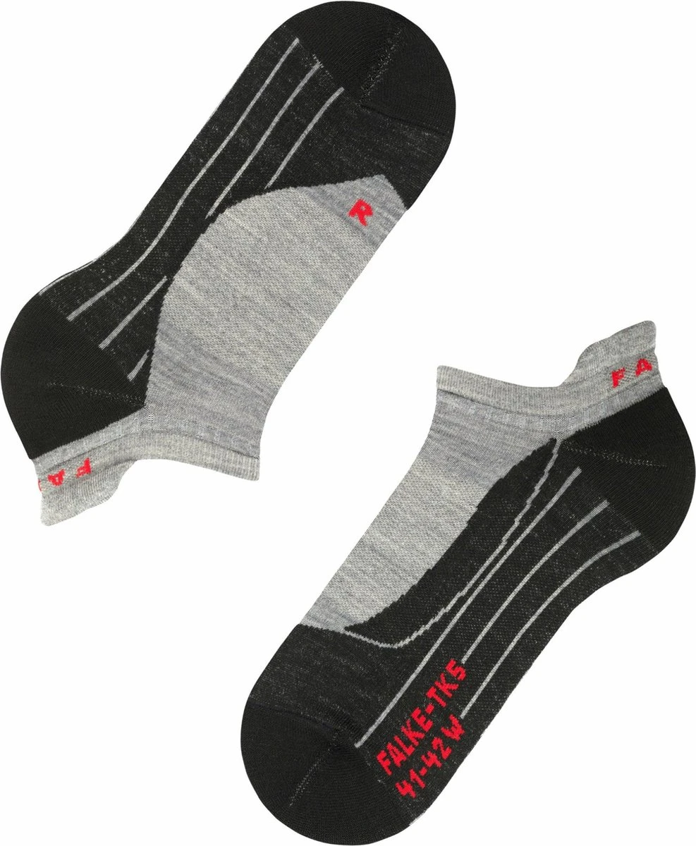 FALKE TK5 Wander Invisible Wandelen Anti Blaren, Anti Zweet Merino Wol Dames Sportsokken Grijs - Maat 37-38 10 FALKE TK5 Wander Invisible Wandelen Anti Blaren, Anti Zweet Merino Wol Dames Sportsokken Grijs - Maat 37-38 - Afbeelding 8