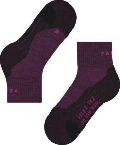 FALKE TK2 Explore Wool Short Wandelen Anti Blaren, Anti Zweet Merino Wol Dames Sportsokken Rood - Maat 39-40 -Falke Shop 988x1200 19