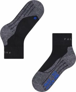 FALKE TK2 Explore Cool Short Wandelen Anti Blaren Functioneel Garen Heren Sportsokken Zwart - Maat 39-41 40 FALKE TK2 Explore Cool Short Wandelen Anti Blaren Functioneel Garen Heren Sportsokken Zwart - Maat 39-41 -Falke Shop 988x1200 2