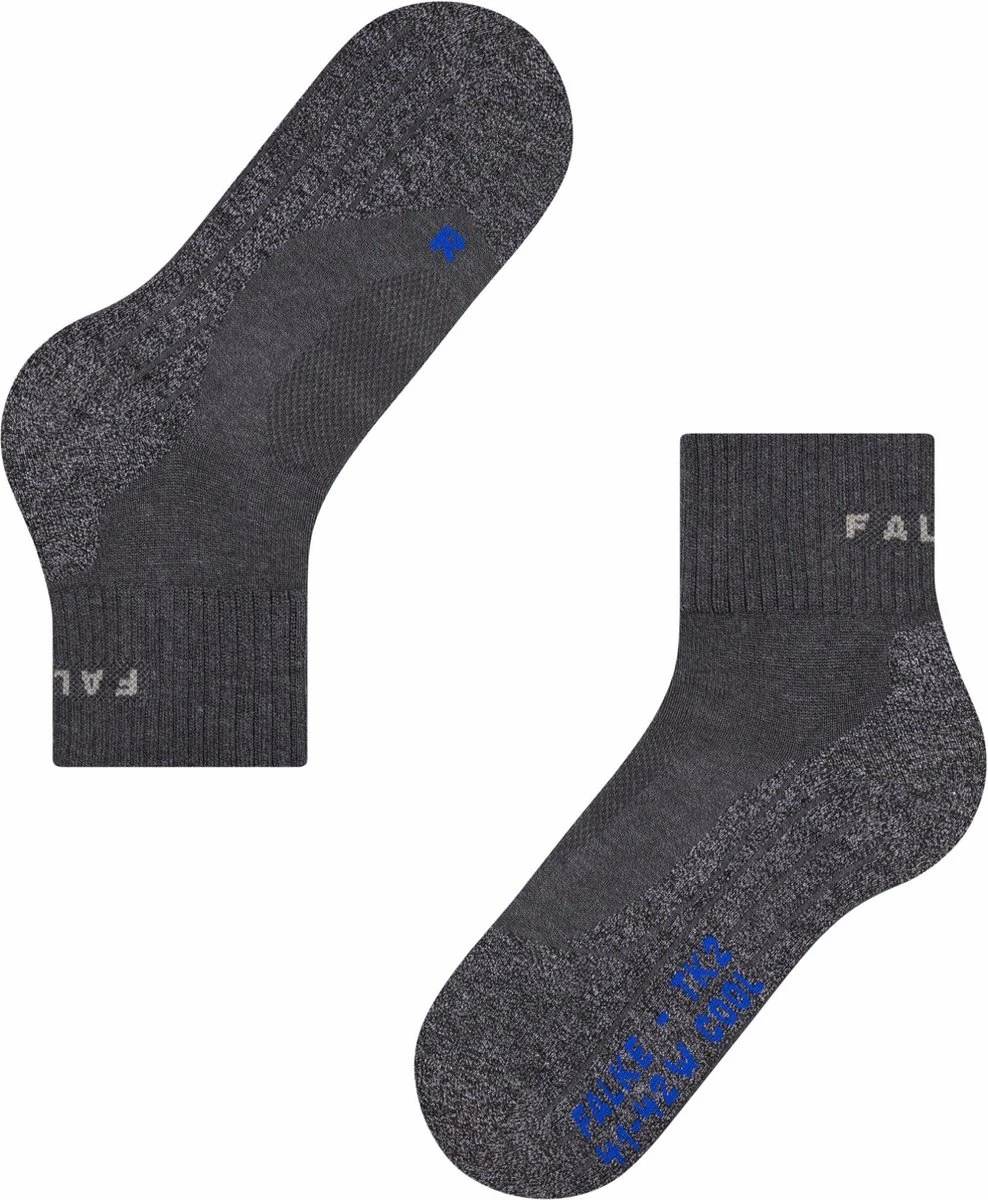 FALKE TK2 Explore Cool Short Wandelen Anti Blaren Functioneel Garen Heren Sportsokken Grijs - Maat 42-43 20 FALKE TK2 Explore Cool Short Wandelen Anti Blaren Functioneel Garen Heren Sportsokken Grijs - Maat 42-43 - Afbeelding 18