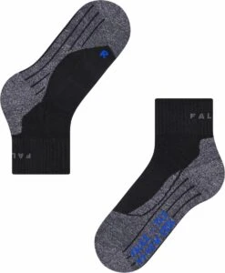 FALKE TK2 Explore Cool Short Wandelen Anti Blaren Functioneel Garen Dames Sportsokken Zwart - Maat 37-38 -Falke Shop 988x1200 5