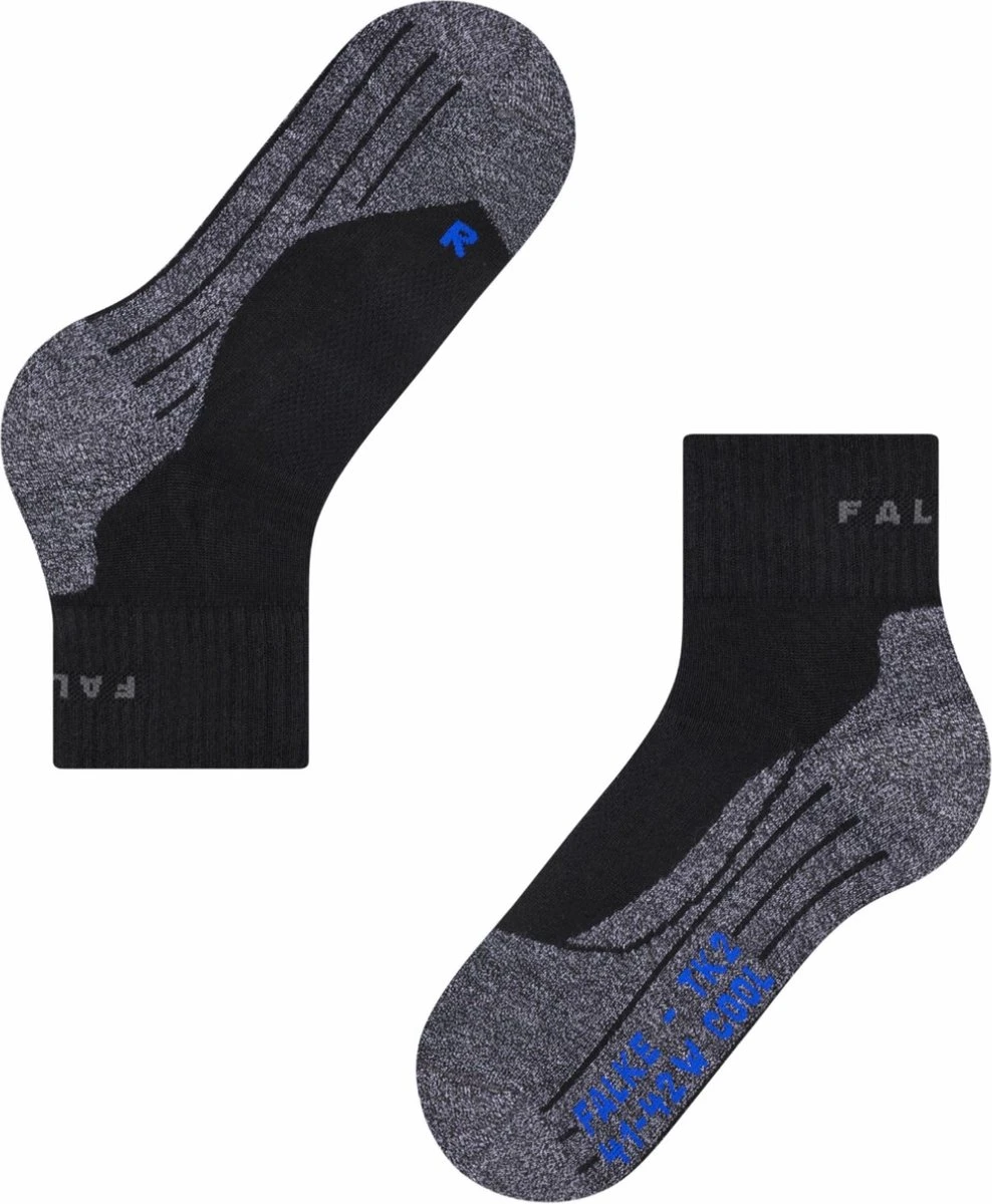 FALKE TK2 Explore Cool Short Wandelen Anti Blaren Functioneel Garen Dames Sportsokken Zwart - Maat 39-40 13 FALKE TK2 Explore Cool Short Wandelen Anti Blaren Functioneel Garen Dames Sportsokken Zwart - Maat 39-40 - Afbeelding 11