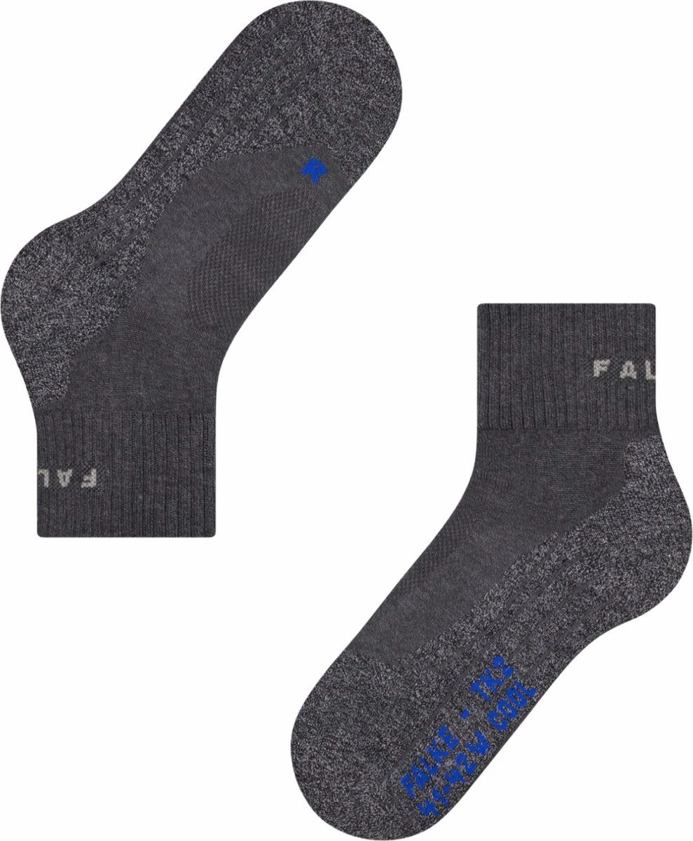 FALKE TK2 Explore Cool Short Wandelen Anti Blaren Functioneel Garen Dames Sportsokken Grijs - Maat 35-36 15 FALKE TK2 Explore Cool Short Wandelen Anti Blaren Functioneel Garen Dames Sportsokken Grijs - Maat 35-36 - Afbeelding 13