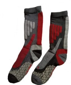 Merkloos Wandelsokken - Maat 43-46 - Rood - 2 Paar